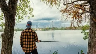 I CAUGHT A PB | Biking and Bank Fishing Around Austin, TX