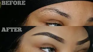 HOW TO: CLEAN/SHAPE & TRIM YOUR BROWS AT HOME! + TUTORIAL