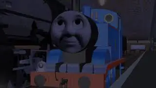 Thomas And HugeBoy get stuck in Knapford
