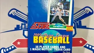 Бейсбольные карточки Score 1989 года! Четверг воспоминаний