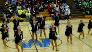 Arrowhead High School Varsity Dance Team at Regionals in Watertown