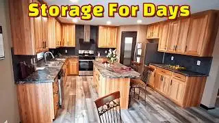 They found a way to add more storage space in this home that you will ever need.