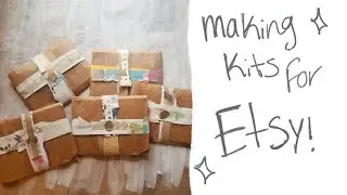 Making Etsy Kits out of my Scraps! Quarantine craft with me