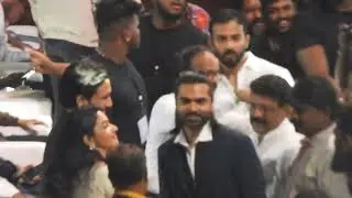 Pathu thala Str mass entry Pathu thala audio launch | STR mass entry flash light entry from fans