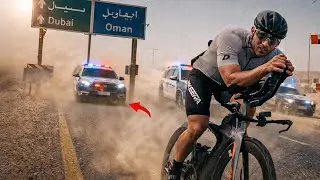 POV: Your bike ride turns into a border crossing... (Dubai to Oman)