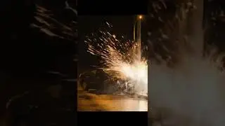 Shocking Car Crash Caught on Camera | Nighttime Accident with Dramatic Impact