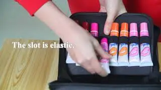 Lipstick Organizer,Lipstick Case,36 Slot Lipstick Bag
