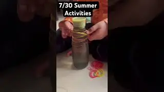 7/30  Summer Activities @home #kg #kindergartenactivities #concentration #sitting tolerance