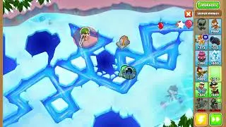 Bloons TD 6 | Frozen Over | Medium - Reverse Strategy Guide