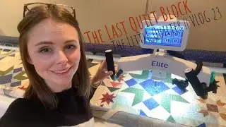 Custom Quilting || Star Block  || Barn Star Quilt || VLOG 23