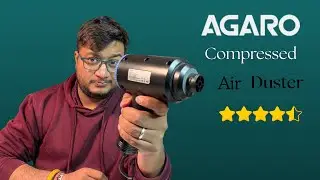 Agaro Compressed Air duster with 3 attachments || Best Multipurpose air duster you can get
