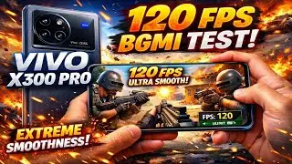 Vivo X300 Pro - 120 FPS Bgmi Test, Heating and Battery Test | Camera King