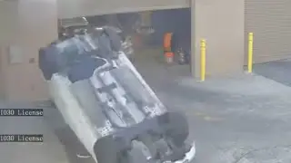 Cars Driving Off Parking Garages - Compilation