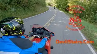 Devil's Stairs Motorcycle Route 2023 - Ashe County, NC