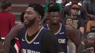NBA2K FullGame-All-time Pelicans vs. All-time Trail-Blazers: Week 11, Game 4, All-time Team pool 2