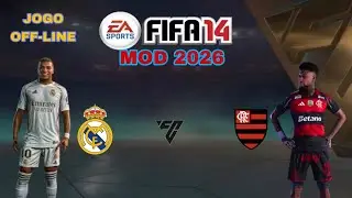 🔥FIFA 14 MOD 26 ANDROID 14+ COM MODO CARREIRA MODO COPAS(ATUALIZADO) /ATUALIZA&Ccedil;AO DE 2026⚽️🚀