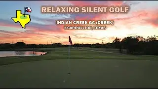 Racing Against the Sunset | ⛳️ Late Afternoon Golf at Indian Creek  #골프 #골프장 #golf #golfcourse