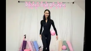 Pilates ball routine #pilatesball #pilatesprincess #pilatesexercises 