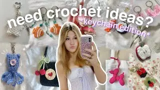 50+ CROCHET KEYCHAINS YOU CAN MAKE!! (trendy/pinterest inspired)
