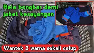Cara wantek jaket 2 warna di jamin awet gak luntur -laundry satuan