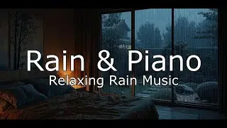 Relaxing Sleep Music 💧 Soothing Music + Rain Sounds, Anxiety Relief, Calm Anxiety Sleep Instantly