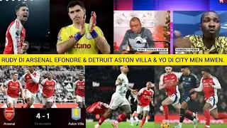 Rudy di arsenal efondre & détruit Aston villa nan match chòk & Arsenal montre yo pral goumen ak city