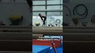 It&rsquo;s not as easy as it may seem #gymnastics #fyp #viral #shorts 