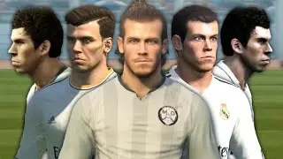 Gareth Bale from PES 2008 to PES 2017