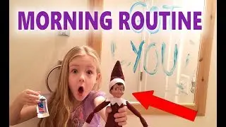 Sisters Morning Routine With Bad Elf on the Shelf Chucky!