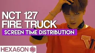 NCT 127 - Fire Truck Screen Time Distribution (Color Coded)