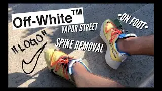 OFF-WHITE x Nike VAPOR STREET SPIKE REMOVAL/ON FOOT!