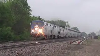 Shave and a Haircut from Westbound California Zephyr at Agency, Iowa
