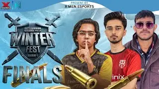 [HINDI] WINTER FEST S1 | FINAL | XMENxTN ESPORTS PRESENT | CASTER RIZZZ PLAYZZZ