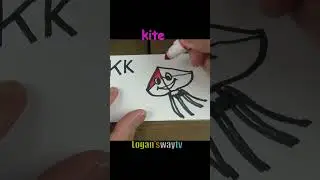 Kk kite #letteridentification #kids #alphabetforchildren