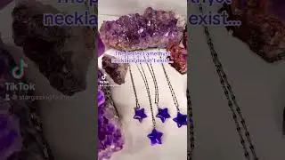 Amethyst Star Necklaces #amethyst #trending #trendingshorts