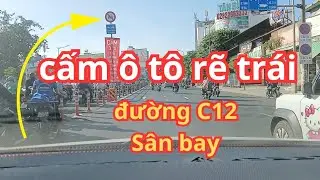 Cấm ô tô rẽ trái vào sân bay ở đường C12 @GIAO THÔNG VÀ PHÁP LUẬT #189