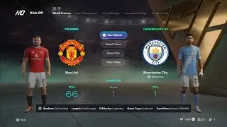 EA SPORTS FC 26 | Legendary | Premier League | Manchester Utd v Manchester City | Old Trafford