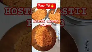 Red Spicy flavour🥵Top Ramen~Boy's Challenge || Hostel mastii life #shorts #spicychallenge