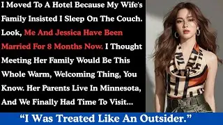 I moved to a hotel because my wife's family insisted I sleep on the couch.