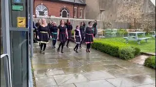 Hadrian Clog dancing the Pat Tracey Waltz at Black Sheep Morris Day of Dance at Barnard Castle