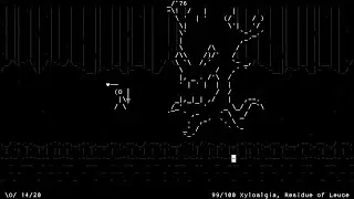 Stone Story RPG Epic Boss fight in ASCII-art