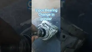 2 pcs bearing change in grinder #electrician #tools #engineering #power