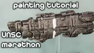 How to Paint a UNSC Marathon - Halo Fleet Battles