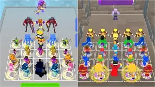 Merge MineCraft Run 3D Vs Hero Craft Merge | MineCraft Merge Games | Max Level Gameplay