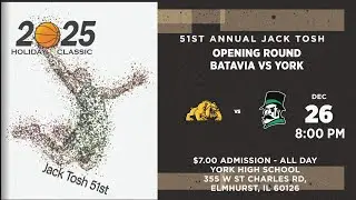 Batavia vs York Boys Basketball Jack Tosh Holiday Classic Day 1