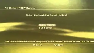 How to Factory Reset a Sony PlayStation 3