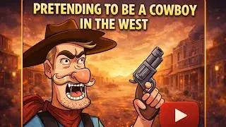 Pretending to Be a Cowboy in the West 🤠😂 | Funny Story | Black Rice toon