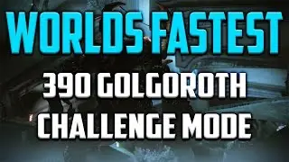 ONE ORB 390 GOLGOROTH KILL! [WORLD'S FASTEST 390 GOLGOROTH KILL]