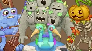 Bowgart, Quibble, Punkleton & Quarrister Quartet! - Gold Island | My Singing Monsters