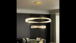 Contemporary Crystal Chandelier Decor For Kitchen Living Room Island